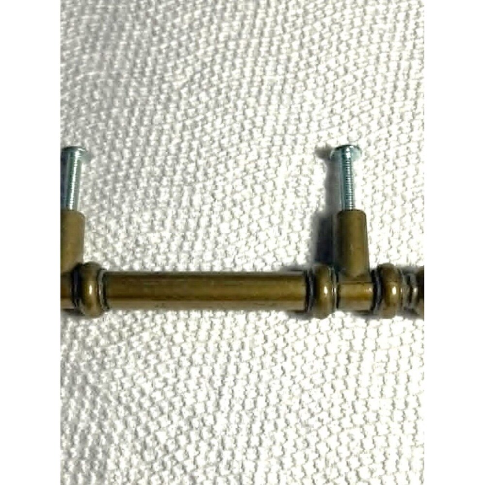 Vintage Brass Drawer Pull – 3” Center-to-Center – Ornate Classic Design